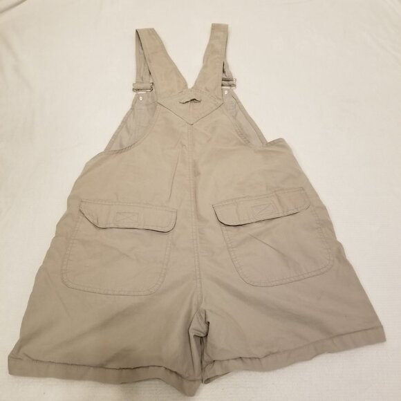 Vintage Urban Star Originals Grey Overall Shorts Cotton Small Women Dungarees - Picture 3 of 7